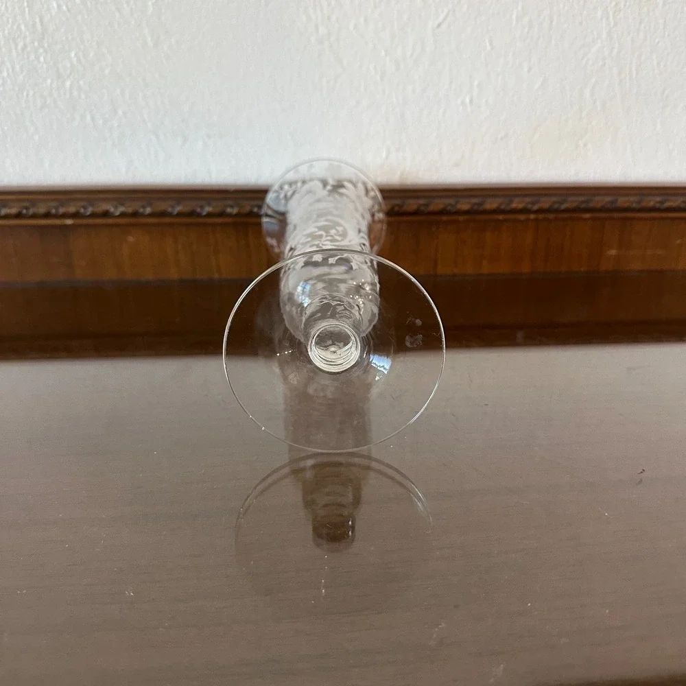 Cambridge Crystal 8.5'' Footed Floral Vase